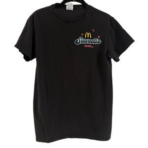 McDonald’s x Saweetie Black Graphic Men’s Crew T Shirt Size S